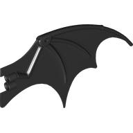 Creature Body Part, Dragon Wing 19 x 11 [Plain] (Black)