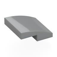 Brick Curved 2 x 2 x 2/3 (Light Bluish Gray)