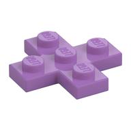 Plate 3 x 3 Cross (Medium Lavender)