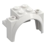 Wheel Arch, Mudguard 4 x 2 1/2 x 2 1/3 (White)