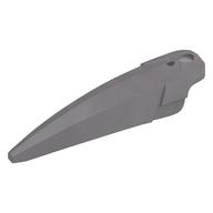 Large Figure Limb Cover / Claw / Spike Large with Axle (Flat Silver)