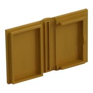 Book 2 x 3 [Plain] (Pearl Gold)