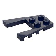 Wedge Plate 4 x 4 with 2 x 2 Cutout (Dark Blue)