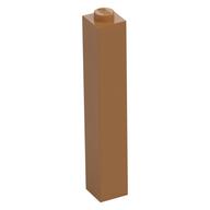 Brick 1 x 1 x 5 with Solid Stud (Medium Nougat)