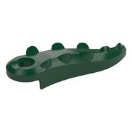 Animal Body Part, Alligator / Crocodile Tail with Hole (Dark Green)