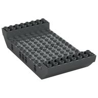 Boat Hull Section, Large Middle 8 x 16 x 2 1/3 with 5 Holes (Dark Bluish Gray)