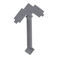 Tool Pickaxe Blocky, Double (Flat Silver)