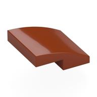 Brick Curved 2 x 2 x 2/3 (Dark Orange)