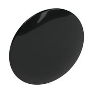 Shield Round Bowed [Plain] (Black)