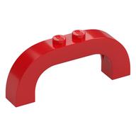 Brick Arch 1 x 6 x 2 Curved Top (Red)