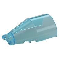 Windscreen 7 x 4 x 2 Round with Handle (Trans-Light Blue)
