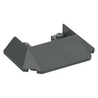 Brick Wedged, Sloped 45° 6 x 4 Double / 33°, 5 Bottom Tubes [Train Roof] (Dark Bluish Gray)