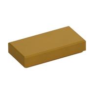 Tile 1 x 2 with Groove (Pearl Gold)
