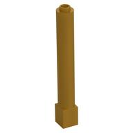 Support Round 1 x 1 x 6 Solid Pillar (Pearl Gold)