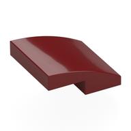 Brick Curved 2 x 2 x 2/3 (Dark Red)