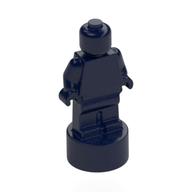 Minifig Trophy Statuette (Dark Blue)