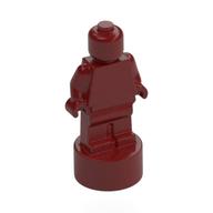 Minifig Trophy Statuette (Dark Red)