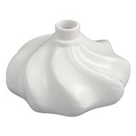 Duplo Cake Swirl Decoration with Top Stud (White)