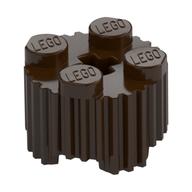 Brick Round 2 x 2 [Grill] (Dark Brown)