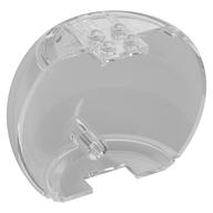 Dome Hemisphere 5 x 9 x 5 1/3 with 2 x 2 Studs on Top (Trans-Clear)