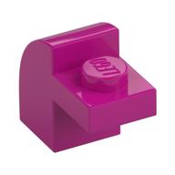Brick Curved 1 x 2 x 1 1/3 with Curved Top (Magenta)