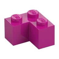 Brick 2 x 2 Corner (Magenta)