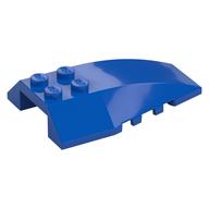 Brick Wedged, Curved 6 x 4 Triple (Blue)