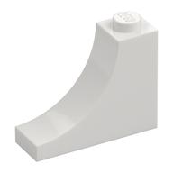 Brick Curved 1 x 3 x 2 Inverted [Inside Bow] (White)