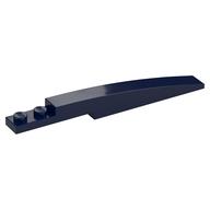 Brick Curved 10 x 1 [Symmetric Inside Ridges] (Dark Blue)