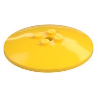Dish 6 x 6 Inverted (Radar) with Solid Studs (Yellow)