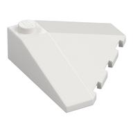 Brick Wedged, Sloped 18° 4 x 4 Corner (White)