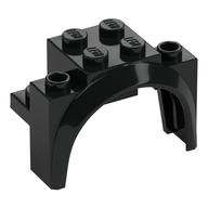 Wheel Arch, Mudguard 4 x 2 1/2 x 2 1/3 (Black)