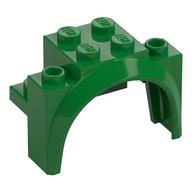 Wheel Arch, Mudguard 4 x 2 1/2 x 2 1/3 (Green)