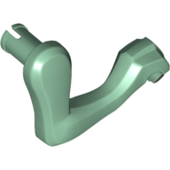 Animal Body Part, Dinosaur, Raptor / Dilophosaurus Arm / Leg, Right, Black Claws Print (Sand Green)