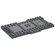 Plate Special 9 x 16 x 2/3 with 1 x 4 Recessed (Dark Bluish Gray)