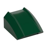 Brick Curved 2 x 2 with Lip, No Studs (Dark Green)