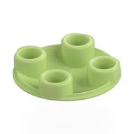 Plate Round 2 x 2 with Rounded Bottom [Boat Stud] (Yellowish Green)