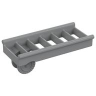 Duplo Ladder with Base Locking Ring, Short (Fire) (Light Bluish Gray)