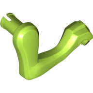 Animal Body Part, Dinosaur, Raptor / Dilophosaurus Arm / Leg, Right, Black Claws Print (Lime)