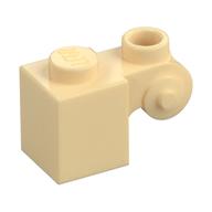Brick Special 1 x 1 with Scroll with Open Stud (Tan)
