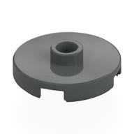 Plate Special Round 2 x 2 with Center Stud (Jumper Plate) (Dark Bluish Gray)