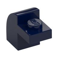 Brick Curved 1 x 2 x 1 1/3 with Curved Top (Dark Blue)