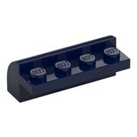 Brick Curved 2 x 4 x 1 1/3 (Dark Blue)
