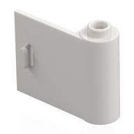 Door 1 x 3 x 2 Right - Open Between Top and Bottom Hinge (White)