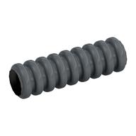 Hose, Ribbed 7mm D. 3L / 2.4cm (Flat Silver)