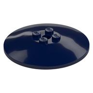 Dish 6 x 6 Inverted (Radar) with Solid Studs (Dark Blue)