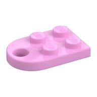Plate Special 3 x 2 with Rounded End, Hole (Bright Pink)