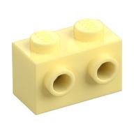 Brick Special 1 x 2 with 2 Studs on 1 Side (Bright Light Yellow)
