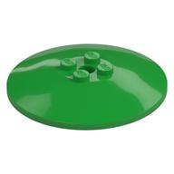 Dish 6 x 6 Inverted (Radar) with Solid Studs (Bright Green)