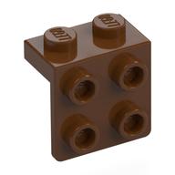 Bracket 1 x 2 - 2 x 2 (Reddish Brown)